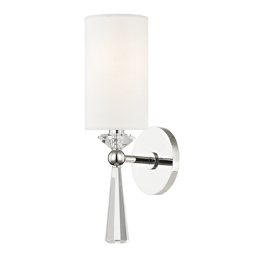 Birch Polished Nickel Sconce by Hudson Valley Lighting
