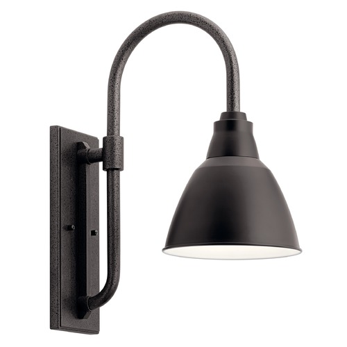 Kichler Lighting Pellinord Black Small Outdoor Barn Light by Kichler Lighting 49836BK