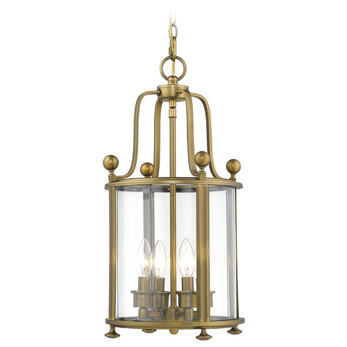 Z-Lite Wyndham Heirloom Brass Pendant by Z-Lite 205-4HB