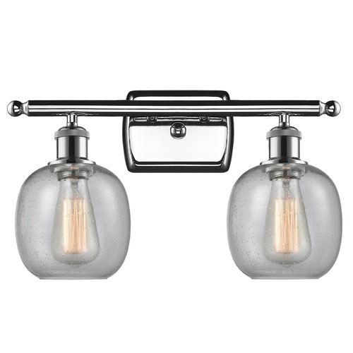 Innovations Lighting Belfast Polished Chrome Bathroom Light by Innovations Lighting 516-2W-PC-G104