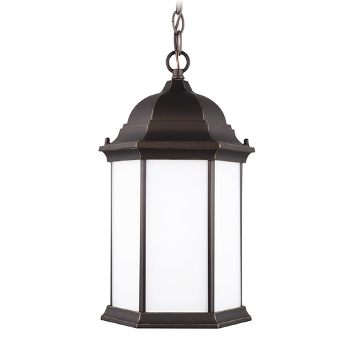 Sevier Antique Bronze Outdoor Hanging Light by Generation Lighting
