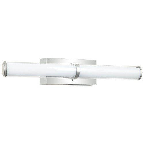 Matteo Lighting Cohler Metal Silver LED Bathroom Light by Matteo Lighting W79924MS