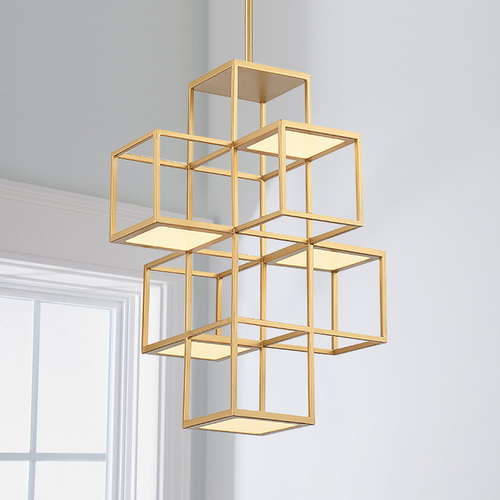 Ferro Gold LED Pendant by Eurofase Lighting