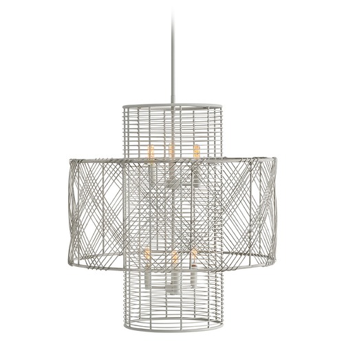 Nikko Medium Chandelier in Light Ashwood by Hinkley Lighting