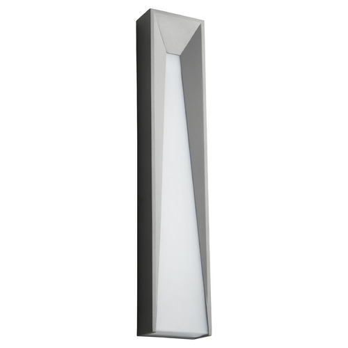 Calypso Large Outdoor LED Wall Light in Gray by Oxygen Lighting