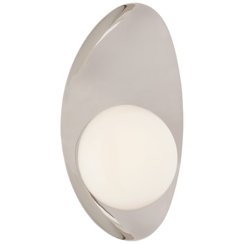 Visual Comfort Signature Collection Kelly Wearstler Nouvel Sconce in Polished Nickel by Visual Comfort Signature KW2271PNWG