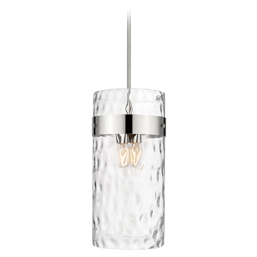 Z-Lite Fontaine Polished Nickel Pendant by Z-Lite 3035P12-PN