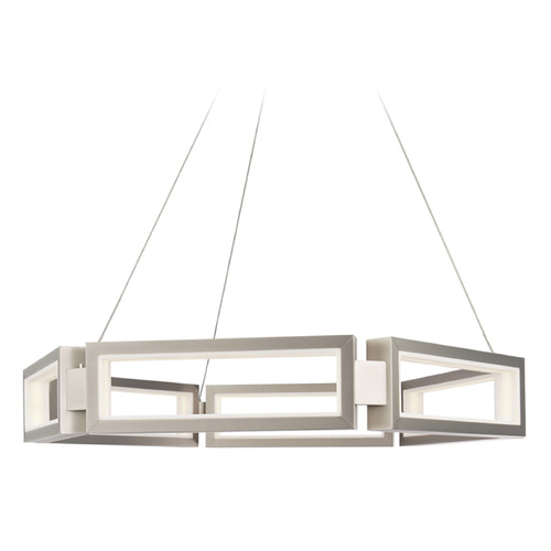 Modern Forms by WAC Lighting Mies Brushed Nickel LED Pendant by Modern Forms PD-50835-BN