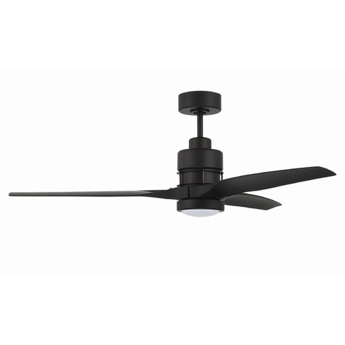 Craftmade Lighting Sonnet WiFi 52 Flat Black LED Ceiling Fan by Craftmade Lighting SONWF52FB3-FBP