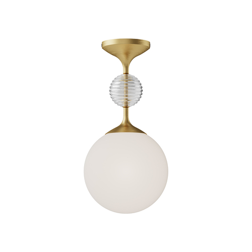 Alora Lighting Celia Brushed Gold Semi-Flushmount Light