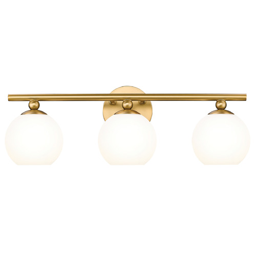 Z-Lite Z-Lite Neoma Modern Gold Bathroom Light 1100-3V-MGLD