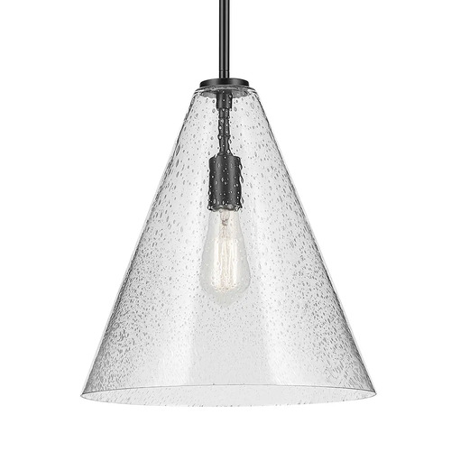 Everly 14.25-Inch Pendant in Black by Kichler Lighting
