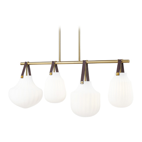 Z-Lite Newbury Modern Gold Island Light