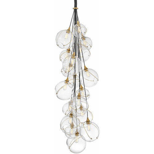 Skye 18-Light Chandelier in Heritage Brass by Hinkley Lighting