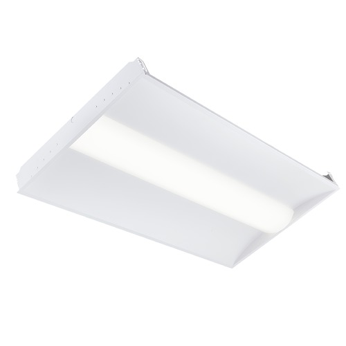 Recesso 46W 2x4 White LED Troffer 3500K 5980 LM 0-10V dimmable