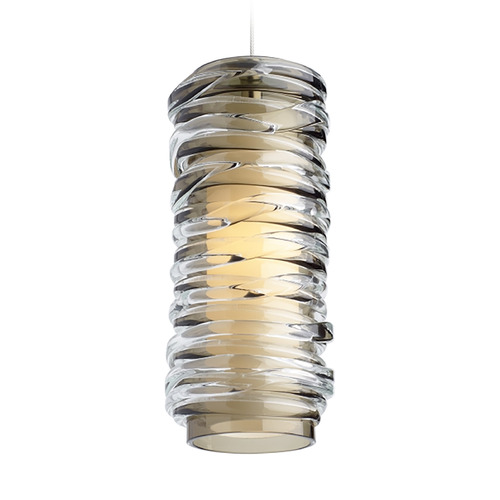 Visual Comfort Modern Collection Leigh MonoRail Mini Pendant in Nickel by Visual Comfort Modern 700MOLEIKS