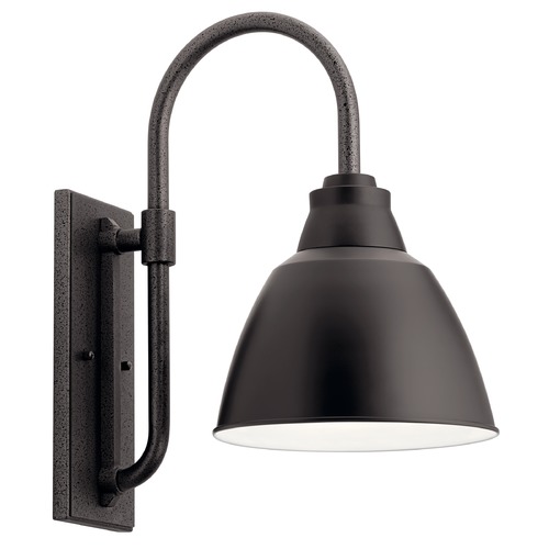 Kichler Lighting Pellinord Black Medium Outdoor Barn Light by Kichler Lighting 49837BK