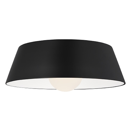 Visual Comfort Modern Collection Sean Lavin Joni 17-Inch LED Flush Mount in Black by Visual Comfort Modern 700FMJNIB-LED930