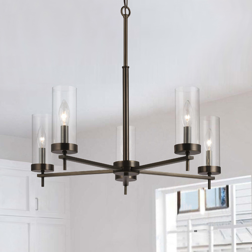 Visual Comfort Studio Collection Zire Brushed Oil Rubbed Bronze Chandelier by Visual Comfort Studio 3190305-778