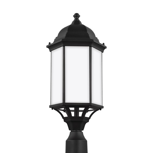 Sevier Black Post Light by Generation Lighting