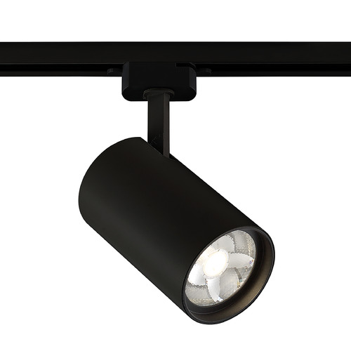 30W LED Cylindrical Track Head in Black by Eurofase Lighting