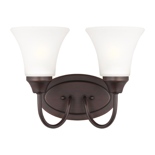 Holman 11.75-Inch Bronze Bathroom Light by Generation Lighting