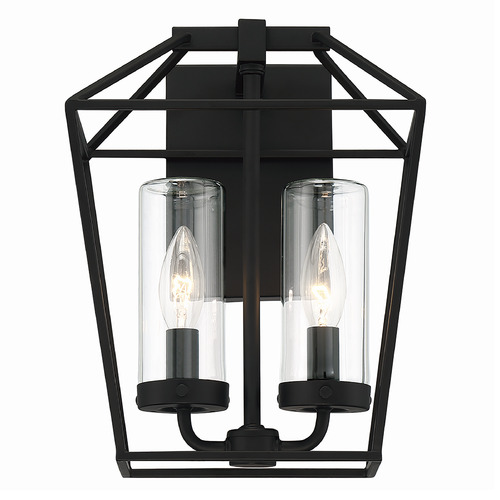 Eurofase Lighting Bastille 12-Inch Outdoor Wall Lantern in Black by Eurofase Lighting 41957-011