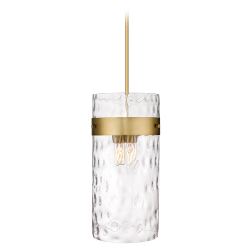 Z-Lite Fontaine Rubbed Brass Pendant by Z-Lite 3035P12-RB