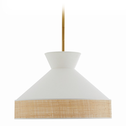 Arteriors Home Lighting Malena 20.5-Inch Pendant in Antique Brass by Arteriors Home 41066