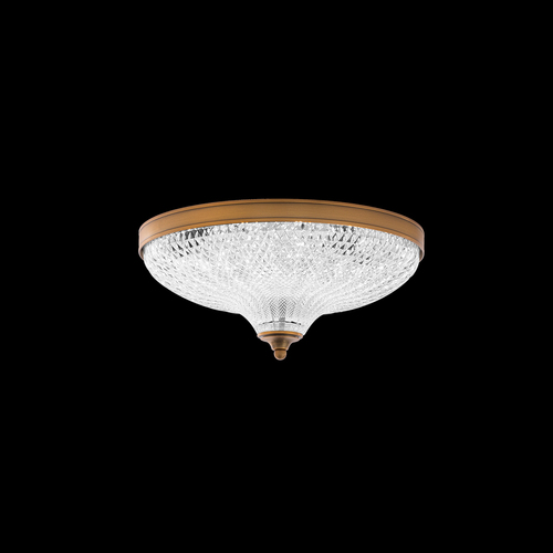 Roma Aged Brass LED Flushmount Light by Schonbek Lighting