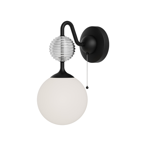 Alora Lighting Celia Matte Black Switched Sconce