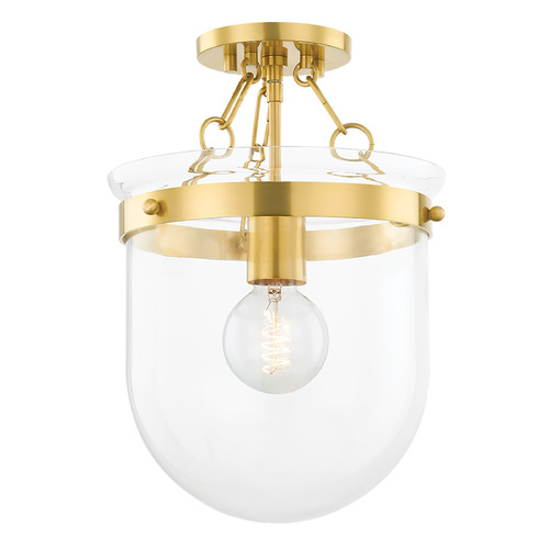 Mitzi Taylor Aged Brass Single Light Wall Sconce