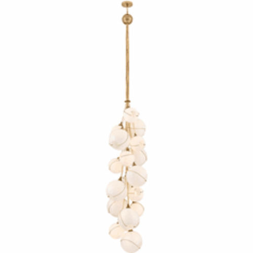 Skye 18-Light Chandelier in Heritage Brass by Hinkley Lighting