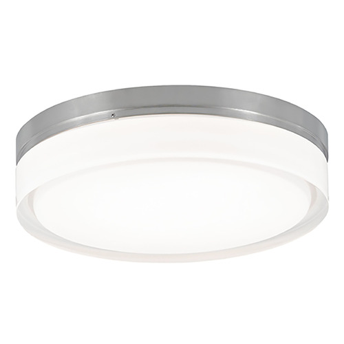 Visual Comfort Modern Collection Cirque Large 2700K LED Flush Mount in Nickel by Visual Comfort Modern 700CQLC-LED