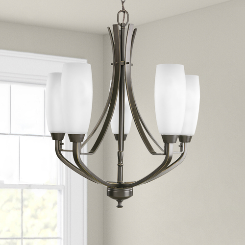 Progress Lighting Wisten 22-Inch Chandelier in Antique Bronze by Progress Lighting P4436-20