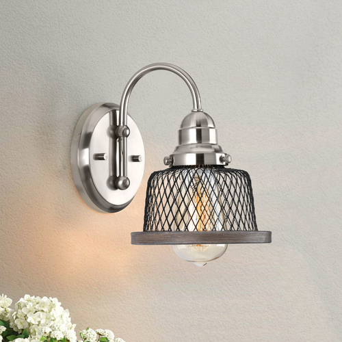 Tilley Wall Sconce in Brushed Nickel by Progress Lighting