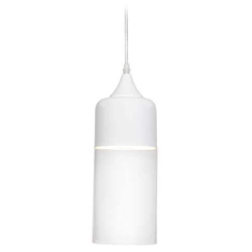 Robertson Blvd. 14-Inch High Pendant in White by Avenue Lighting