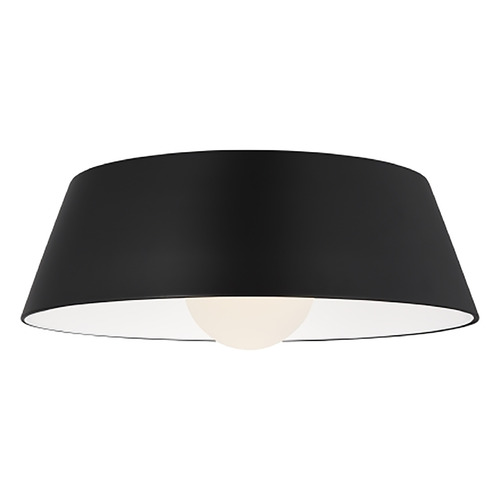 Visual Comfort Modern Collection Sean Lavin Joni 17-Inch 277V LED Flush Mount in Black by Visual Comfort Modern 700FMJNIB-LED930-277