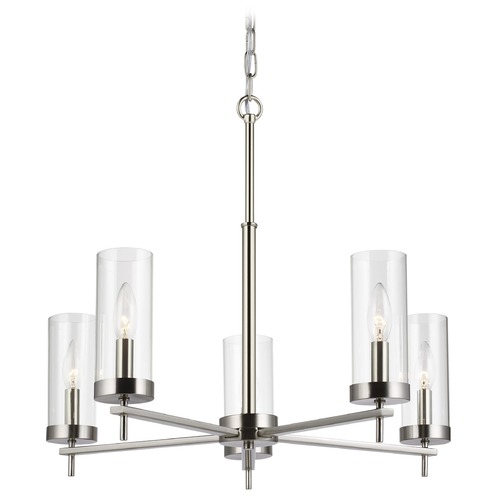 Visual Comfort Studio Collection Zire Brushed Nickel Chandelier by Visual Comfort Studio 3190305-962