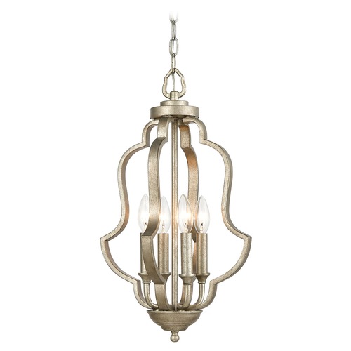 Elk Lighting Elk Lighting Lanesboro Dusted Silver Pendant Light 75104/4