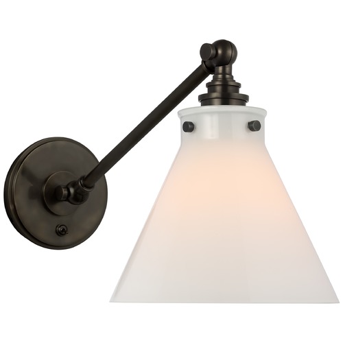 Chapman & Myers Parkington Wall Light in Bronze by Visual Comfort Signature