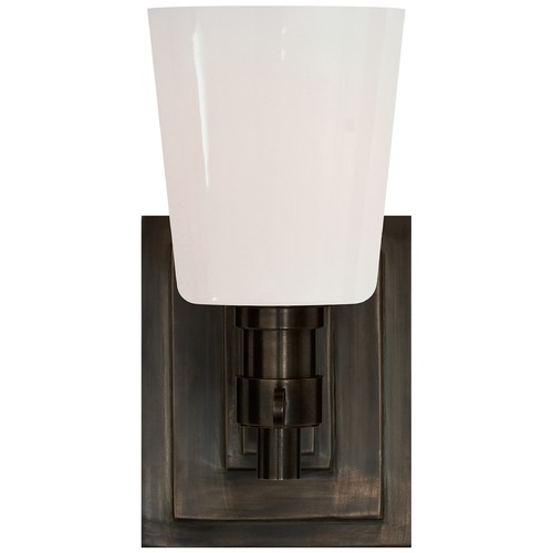 Visual Comfort Signature Collection Thomas OBrien Bryant Bath Sconce in Bronze by Visual Comfort Signature TOB2152BZWG