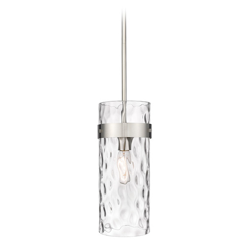 Fontaine Brushed Nickel Mini Pendant by Z-Lite
