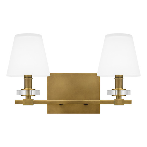 Quoizel Lighting Kelsey Glen Bathroom Light in Weathered Brass by Quoizel Lighting KLS8616WS