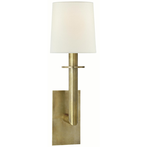 Visual Comfort Signature Collection Visual Comfort Signature Collection J. Randall Powers Dalston Hand-Rubbed Antique Brass Sconce SP2017HAB-L