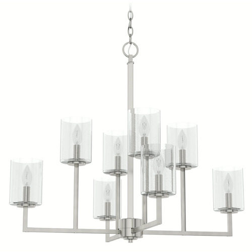 Hunter Fan Company Kerrison Brushed Nickel Chandelier by Hunter Fan Company 19533