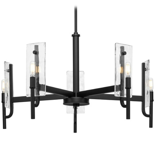 Progress Lighting Dalton 3-Light Matte Black Chandelier