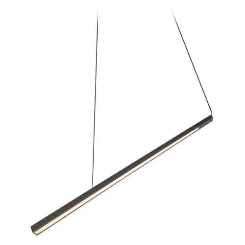 Kuzco Lighting Lex Urban Bronze LED Island Light with Triangle Shade