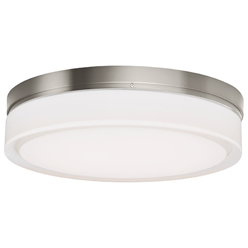 Cirque Large 2700K LED Flush Mount in Nickel by Visual Comfort Modern