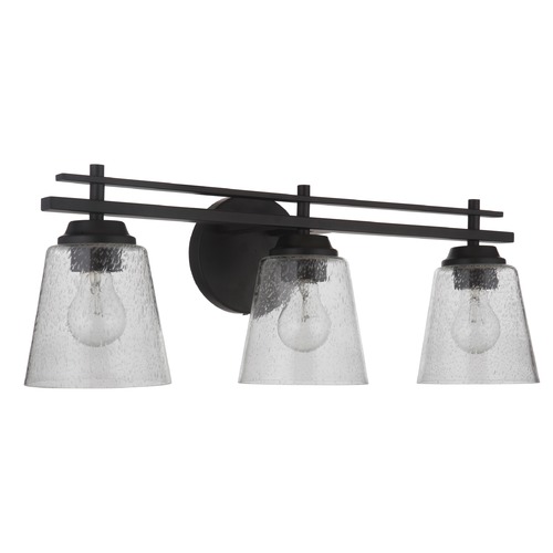 Drake 24-Inch Vanity Light in Flat Black by Craftmade Lighting